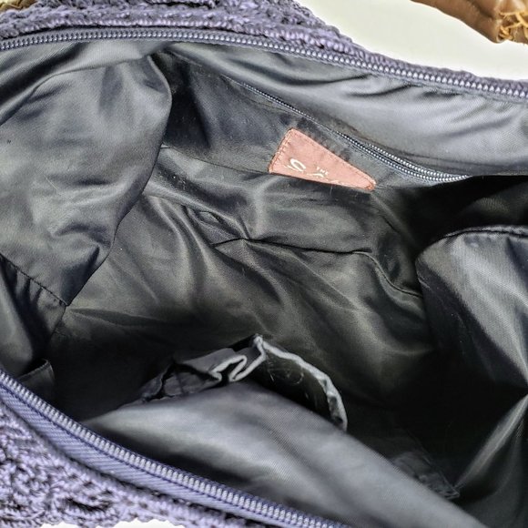 The Sak Square Knit Crescent Shaped Shoulder Purse - Picture 10 of 14